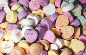 The Jumbled Origins Of Conversation Hearts Candy